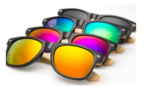 Square Bamboo Wood Sunglasses 1