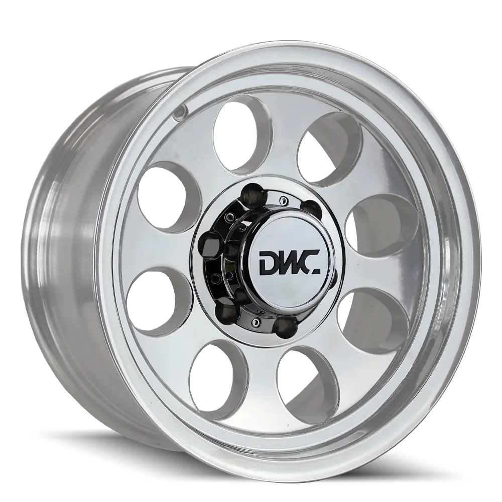 Dynamic Wheel Co. Legend Alloy Wheel - Polished *15X8" Et-19 (Jimny Models 2018-Current Xl 5-Door, Glx & Lite 3-Door) 1