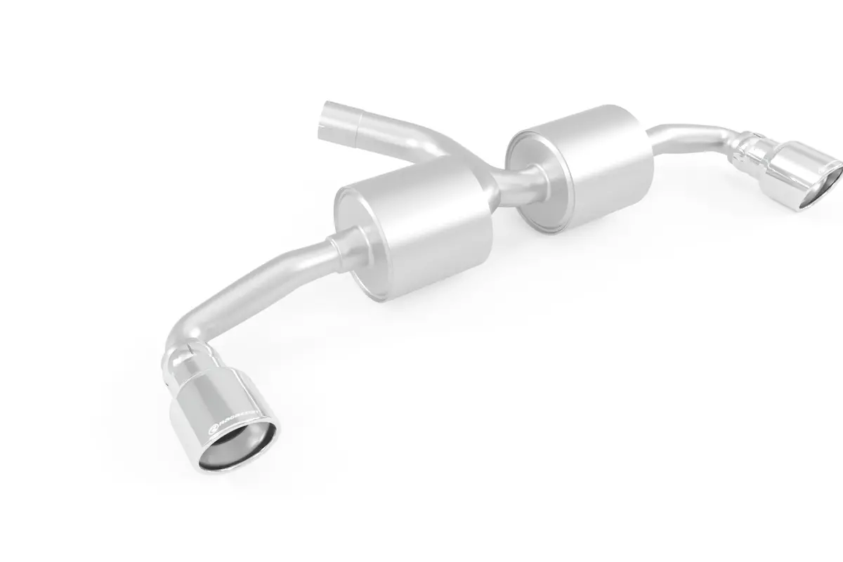 Silencioso Trasero Doble En Acero Inox Con Salidas Redondas 114 Mm Sport Line 1