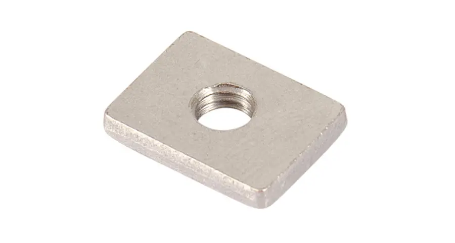 M6 Nut 24Mm X 21Mm X 4Mm Zink - N057 1
