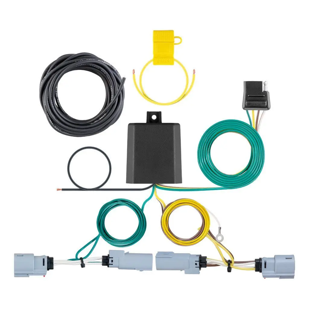 Custom Wiring Harness, 4-Way Flat Chrysler Pacifica 2017-2022, Voyager 2020-2022 1