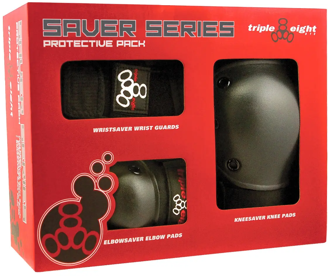 Triple 8 Saver Series 3 Pc Pad Set 1