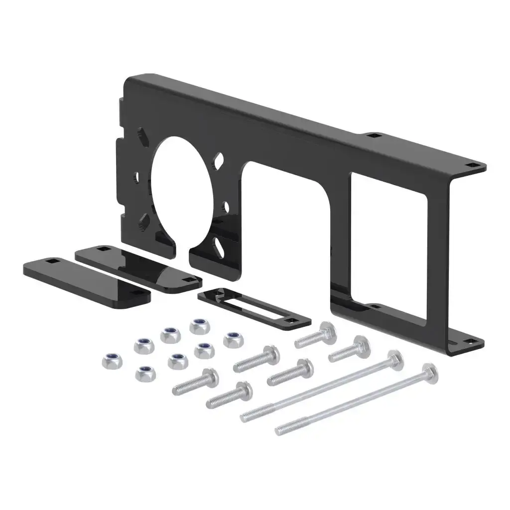 Easy-Mount Wiring Bracket For 4 Or 5-Flat & 6 Or 7-Round (2 In Receiver) 1