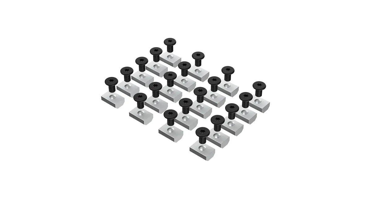 Pioneer 6 M6 Screws & Channel Nuts Set Of 20 - 61041 1