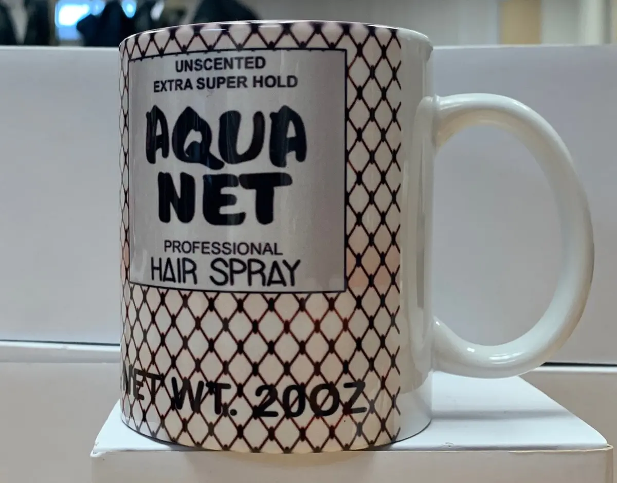 Aqua Net White Hold Coffee Mug 1