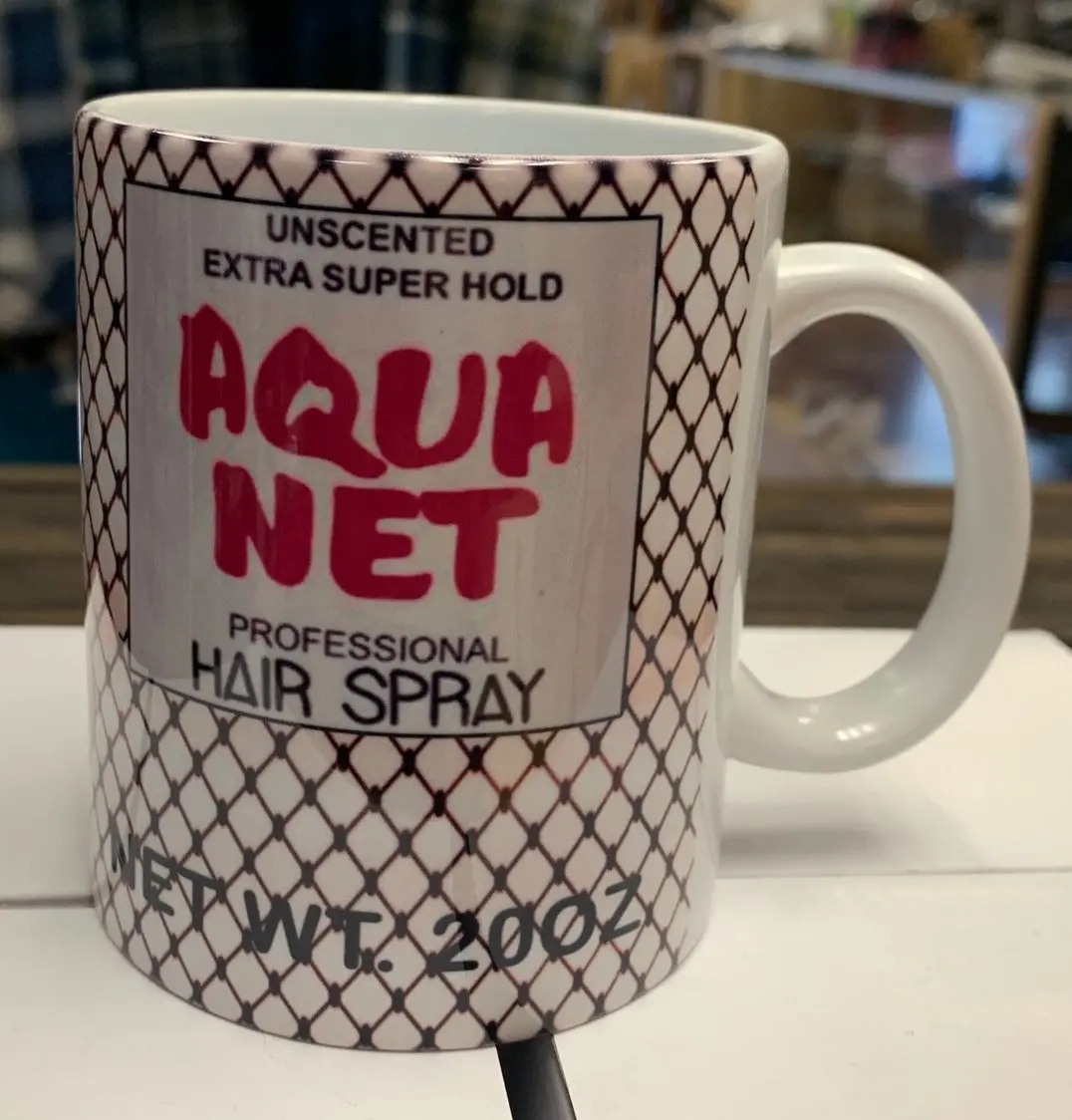 Aqua Net Pink Hold Coffee Mug 1