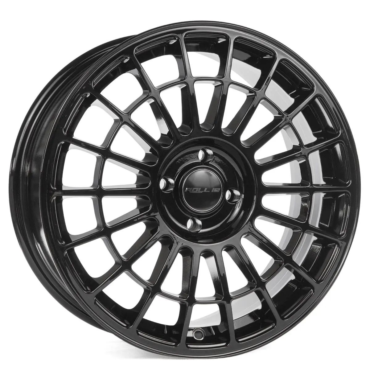 Llantas De Aleación Roll19 R21 17'' Ancho 7.5 4X108 Et 42 Cb 63.4 Negro 1