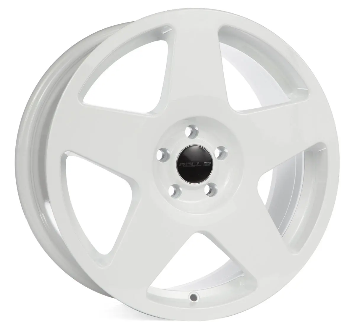 Llantas De Aleación Roll19 R14 17'' Ancho 7.5 4X100 Et 35 Cb 73.1 Blanco 1