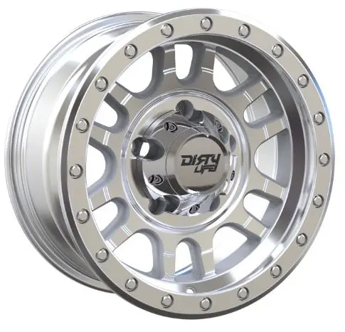 Dirty Life Canyon Pro Sxs Comp - Machined Finish Alloy Wheel *15X7" Et0 (Jimny Models 2018-Current Xl 5-Door, Glx & Lite 3-Door) 1
