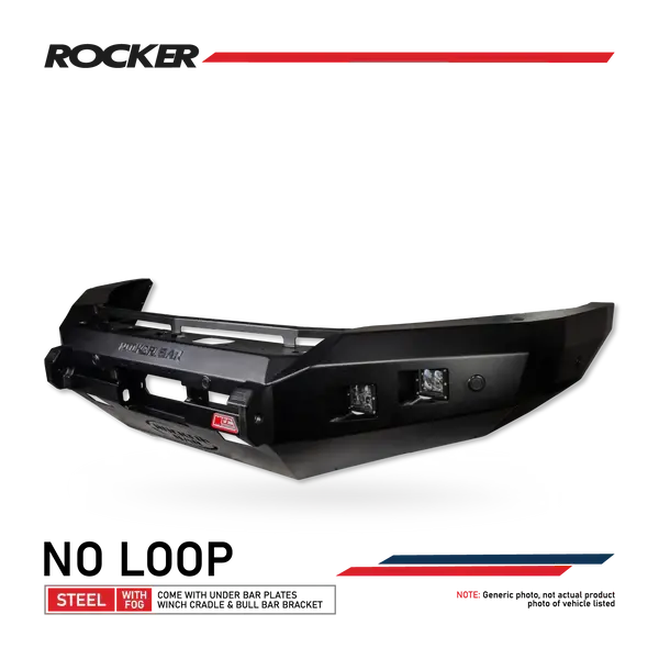 Mcc Rocker Bull Bar - No Loop Package (Jimny Models 2018-Current Xl 5-Door, Glx & Lite 3-Door) 1