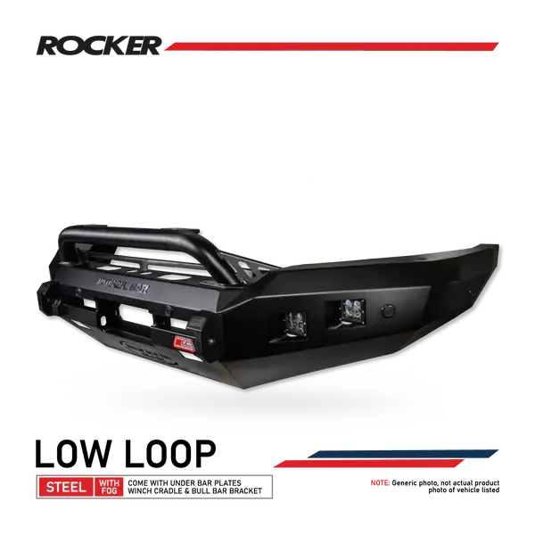 Mcc Rocker Bull Bar - Low Loop Package (Jimny Models 2018-Current Xl 5-Door, Glx & Lite 3-Door) 1