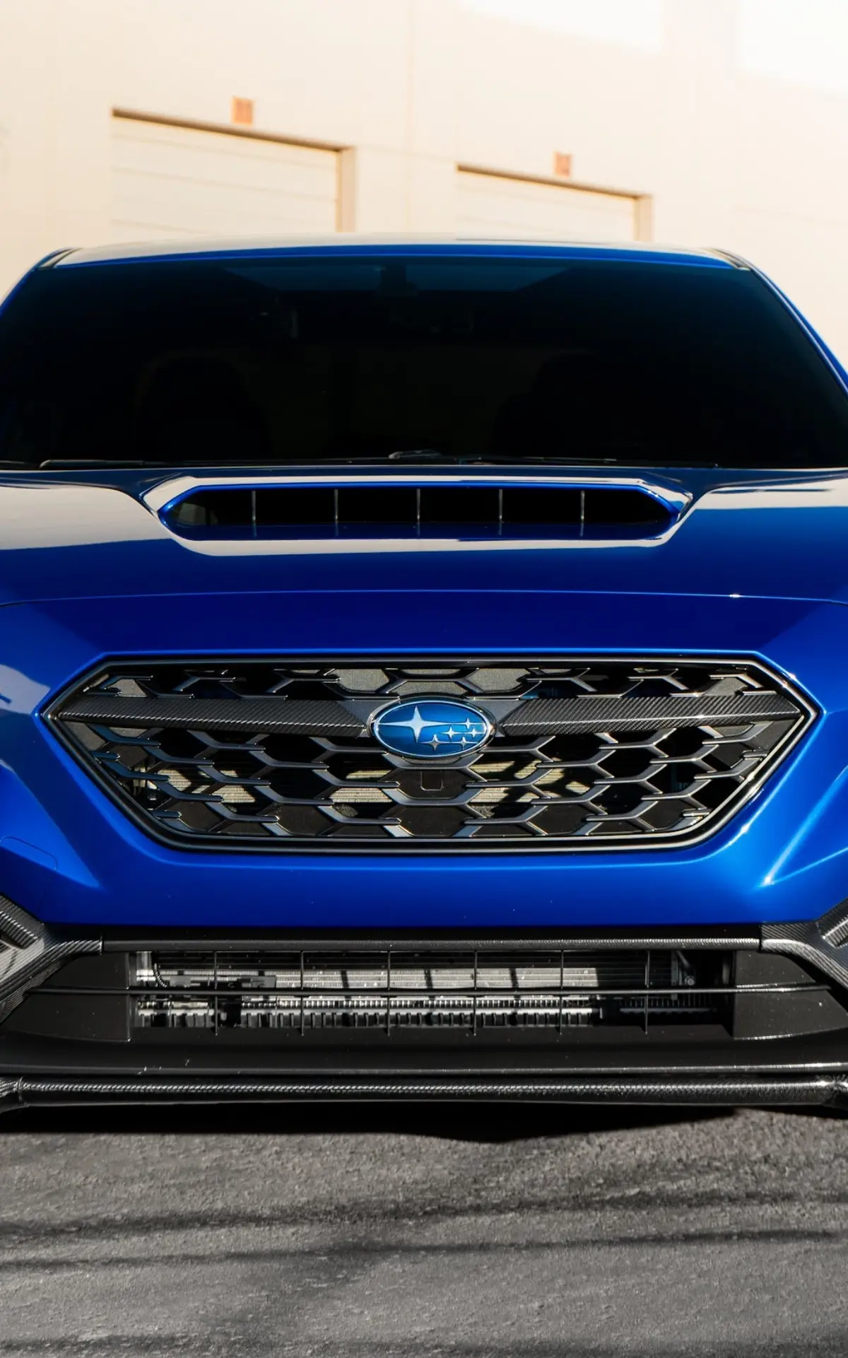 Wrx Carbon Fiber Grill Trim 1