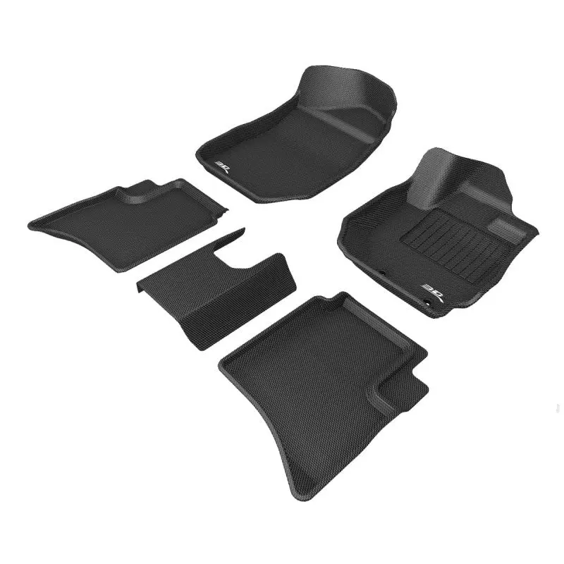 Trufit 3D Moulded Kagu Series Rubber Floor Mat Set - Black (Jimny Models 2023-Current Xl 5-Door) 1