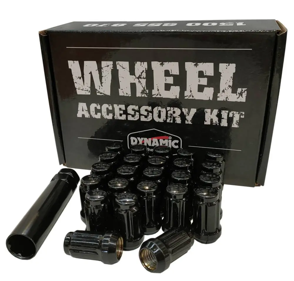 Dynamic Wheel Co - 25 Piece Long Spine Wheel Lug Nut Set (Jimny Models 2018-Current Xl 5-Door, Glx & Lite 3-Door) 1