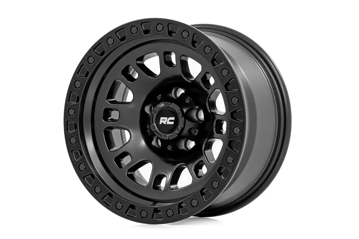 Rough Country 82 Series Wheel | One-Piece | Semi Gloss Black | 18X9 | 5X5 | -12Mm 1