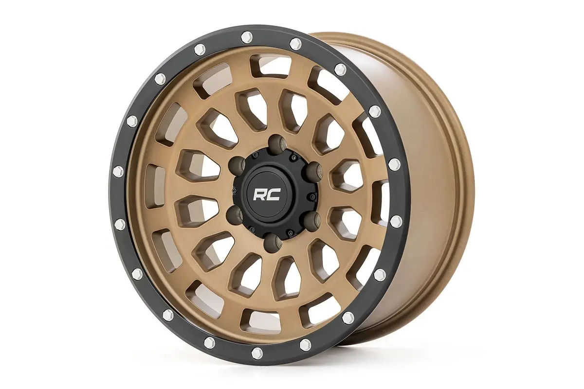 Rough Country 87 Series Wheel | Simulated Beadlock | Bronze/Black | 17X8.5 | 5X5 | +0Mm 1