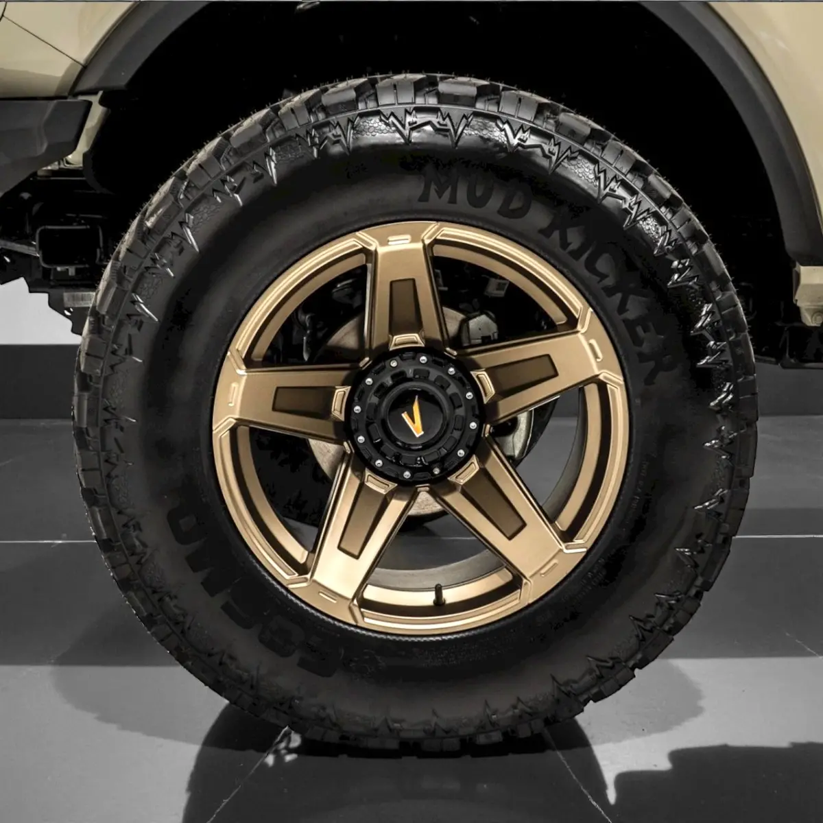 Ford Bronco Apocalypse 5 Spoke Wheel 6 Lug (Silver) 2