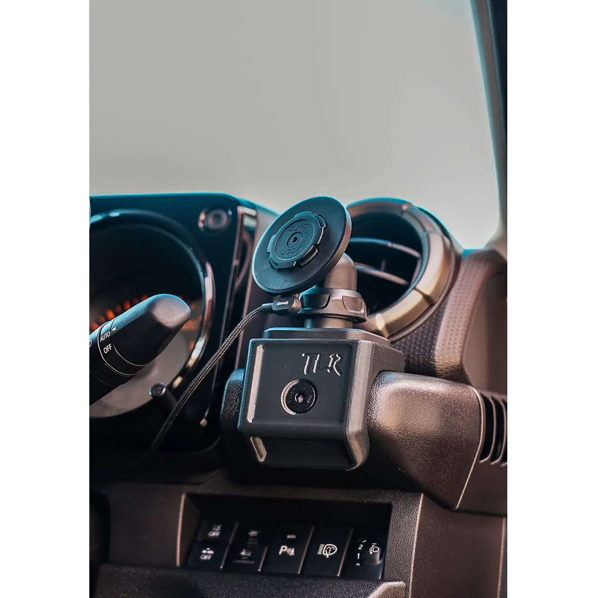 Tlr - Quad Lock® Dash Phone Mount - Universal Fitment *Base Only (Jimny Models 2018-Current Xl 5-Door, Glx & Lite 3-Door) 1