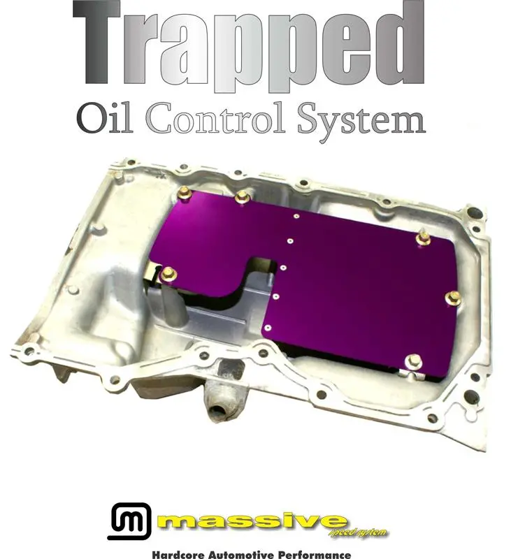 Massive Trapped Oil Pan Control Baffle System For 2013+ Ford Focus St/Rs 1