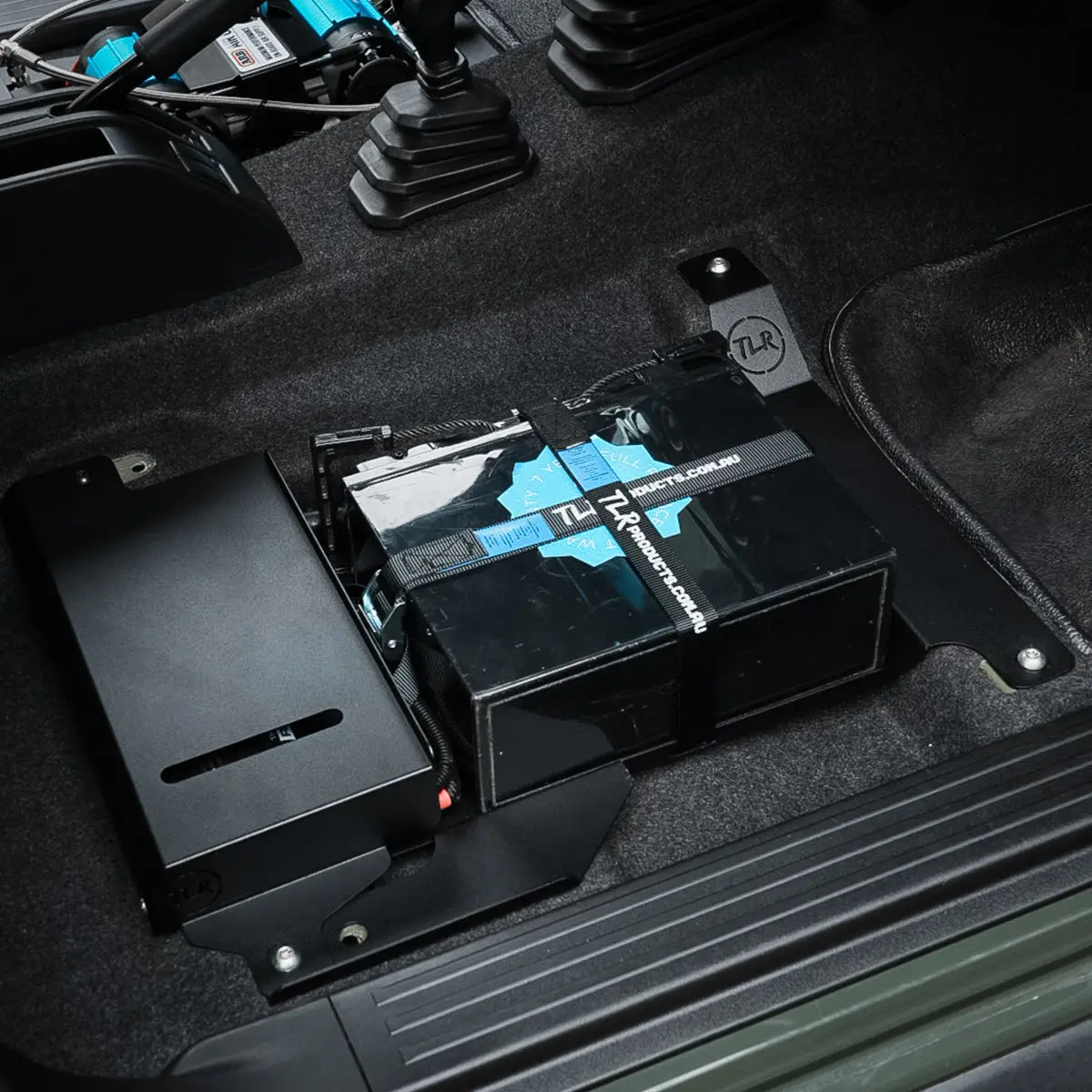 Tlr Under-Seat Auxiliary Battery Tray (Jimny Models 2018+Current Xl 5-Door, Glx & Lite 3-Door) 1