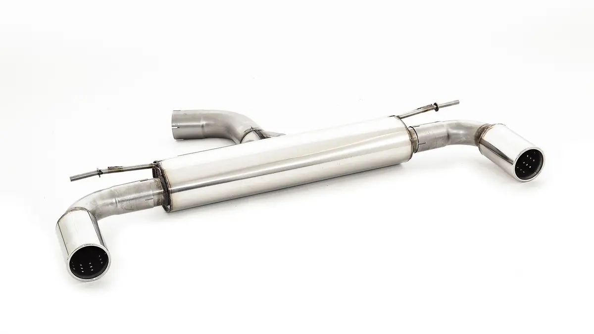 Silenciador Trasero Deportivo Dúplex De 76 Mm Para Vw Golf Viii Gti 1