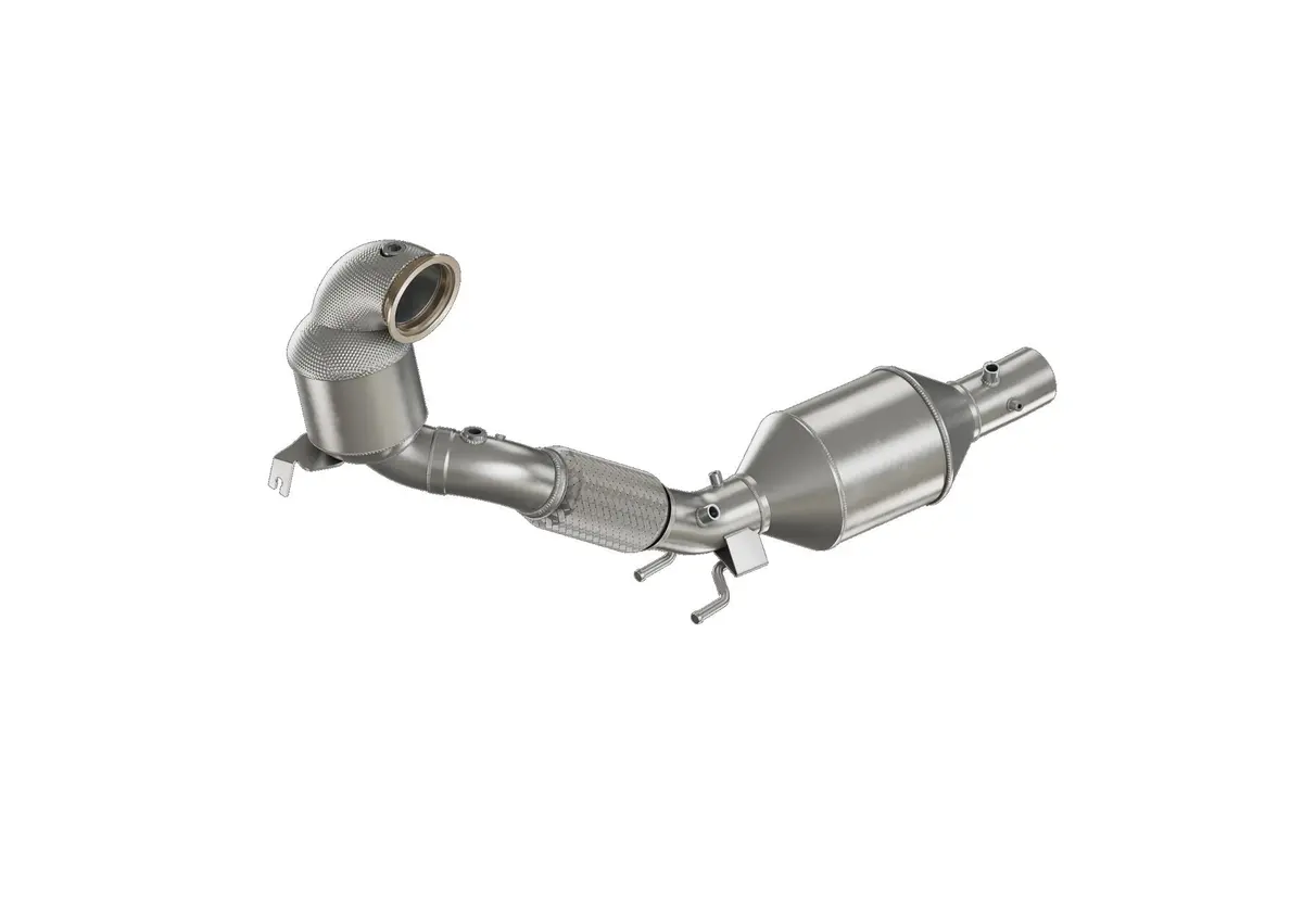 Tubo De Bajada De 76 Mm Con Catalizador Deportivo Hjs De 200 Celdas. Y Acero Inoxidable Opf 1