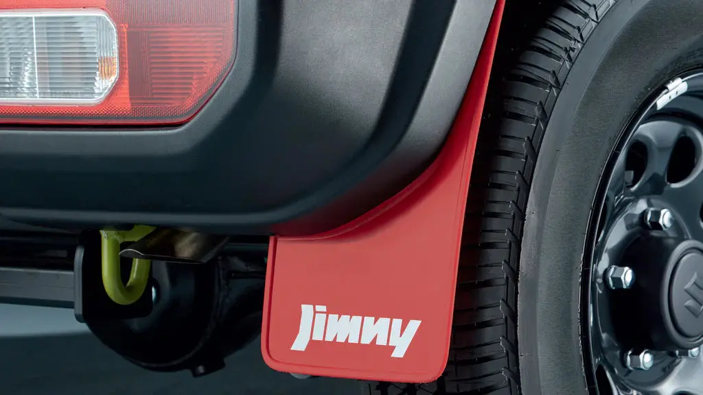 Suzuki Genuine Mud Flaps - Red (Jimny Models 2018-Current Xl 5-Door, Glx & Lite 3-Door) 2