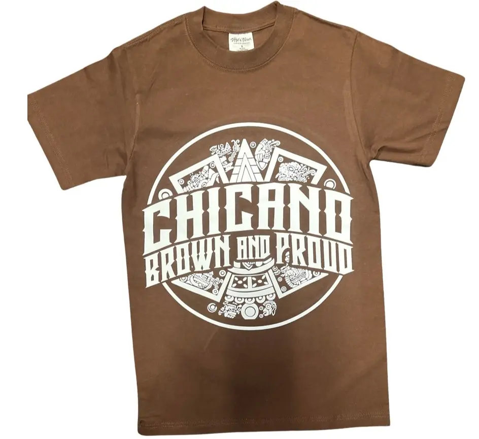 Chicano Pride Brown Graphic T-Shirt