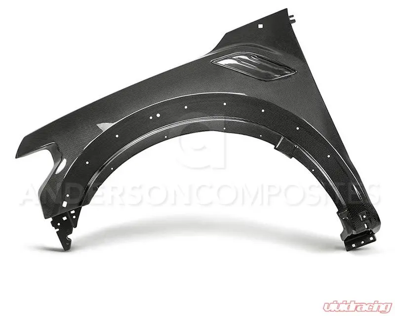 Anderson Composites Type-Wide Carbon Fiber Front Fenders For 2017+ Ford F-150 Raptor 1