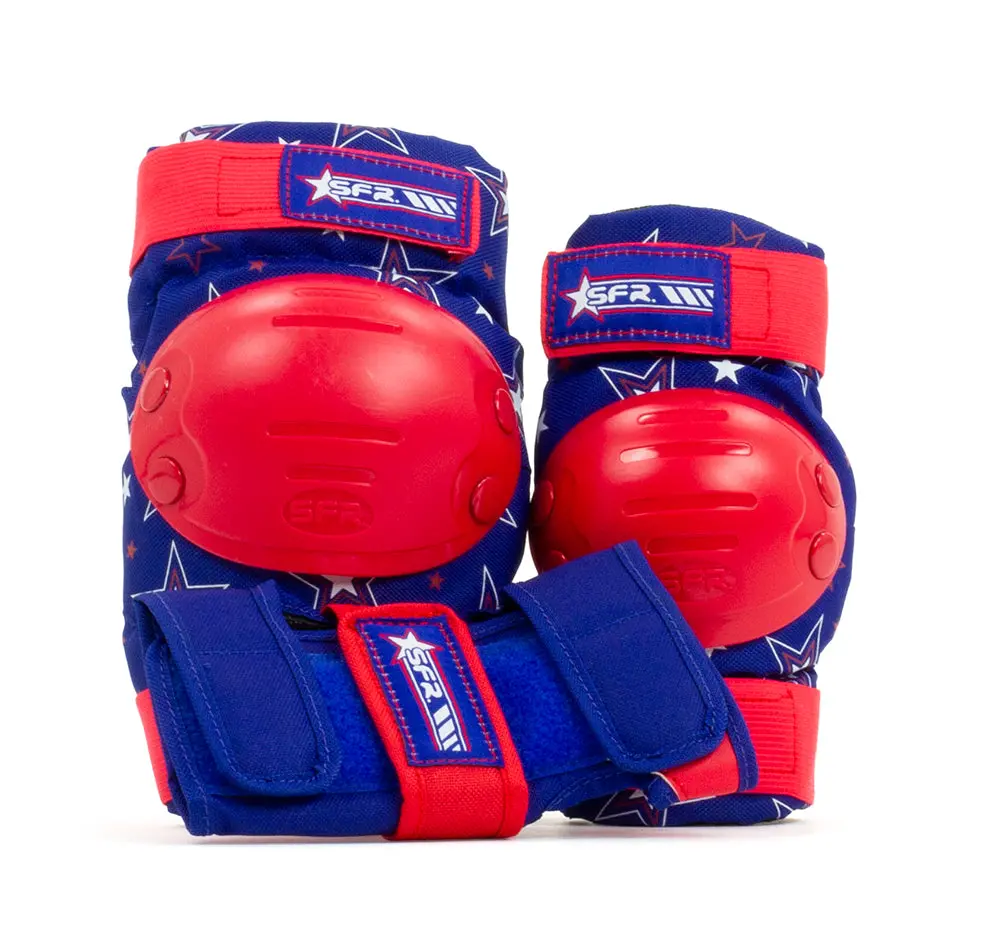 Sfr Star Triple Pad Set - Red & Blue 1