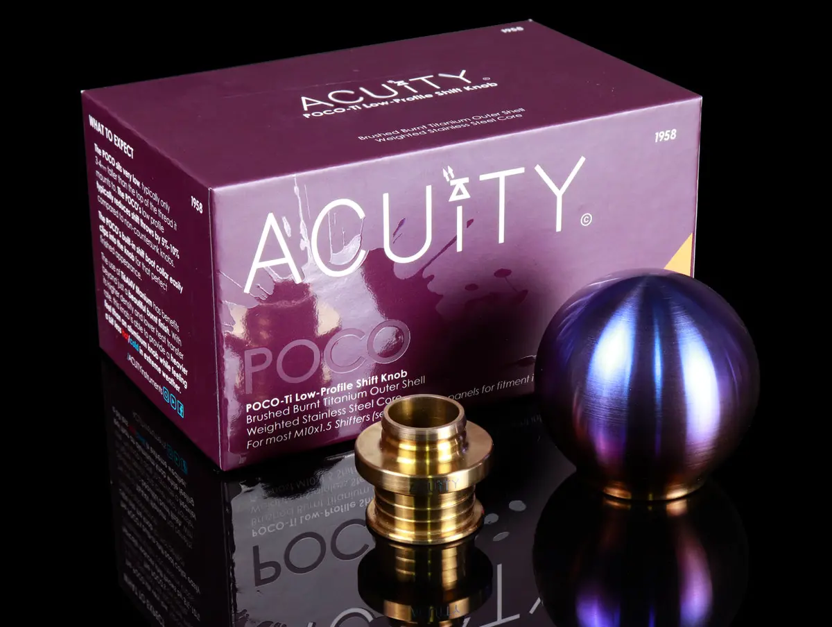 Acuity Poco Shift Knob Burnt Titanium 1