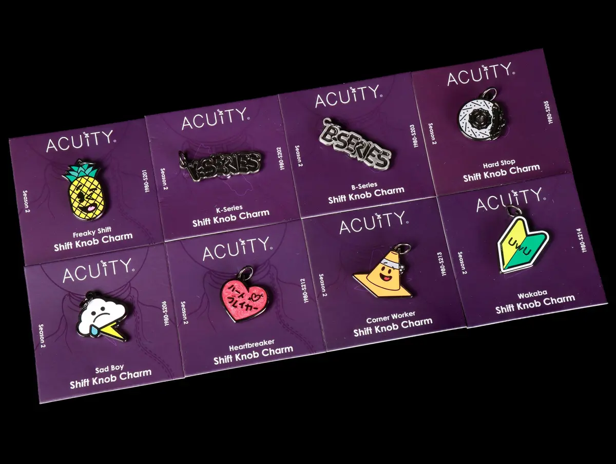Acuity Season 2 Shift Knob Charms 1