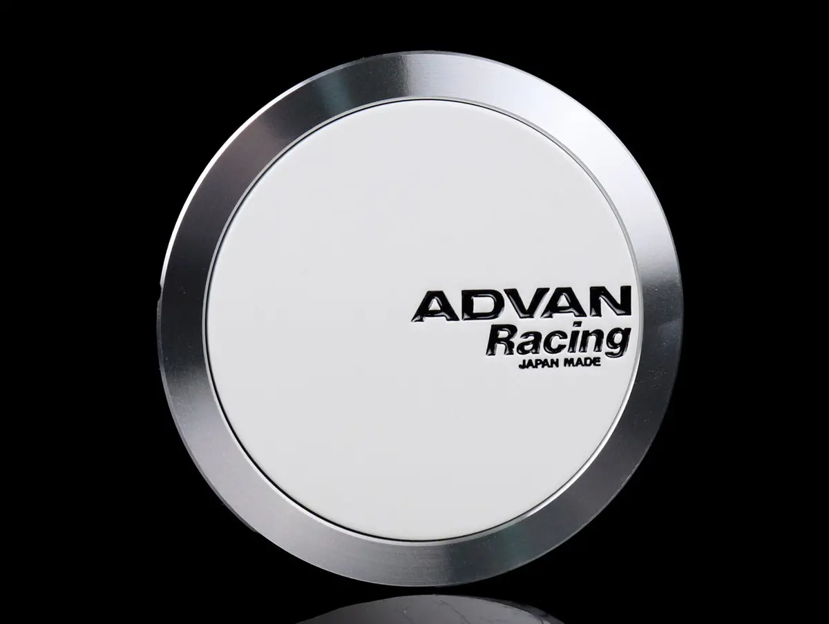 Advan Full Flat Type White Center Cap - 73Mm 1
