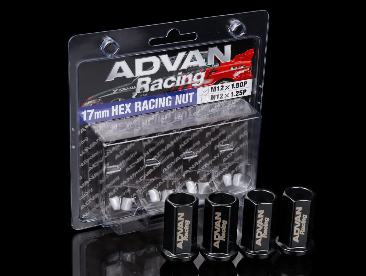 Advan Racing Lug Nuts 17Mm - Black 1