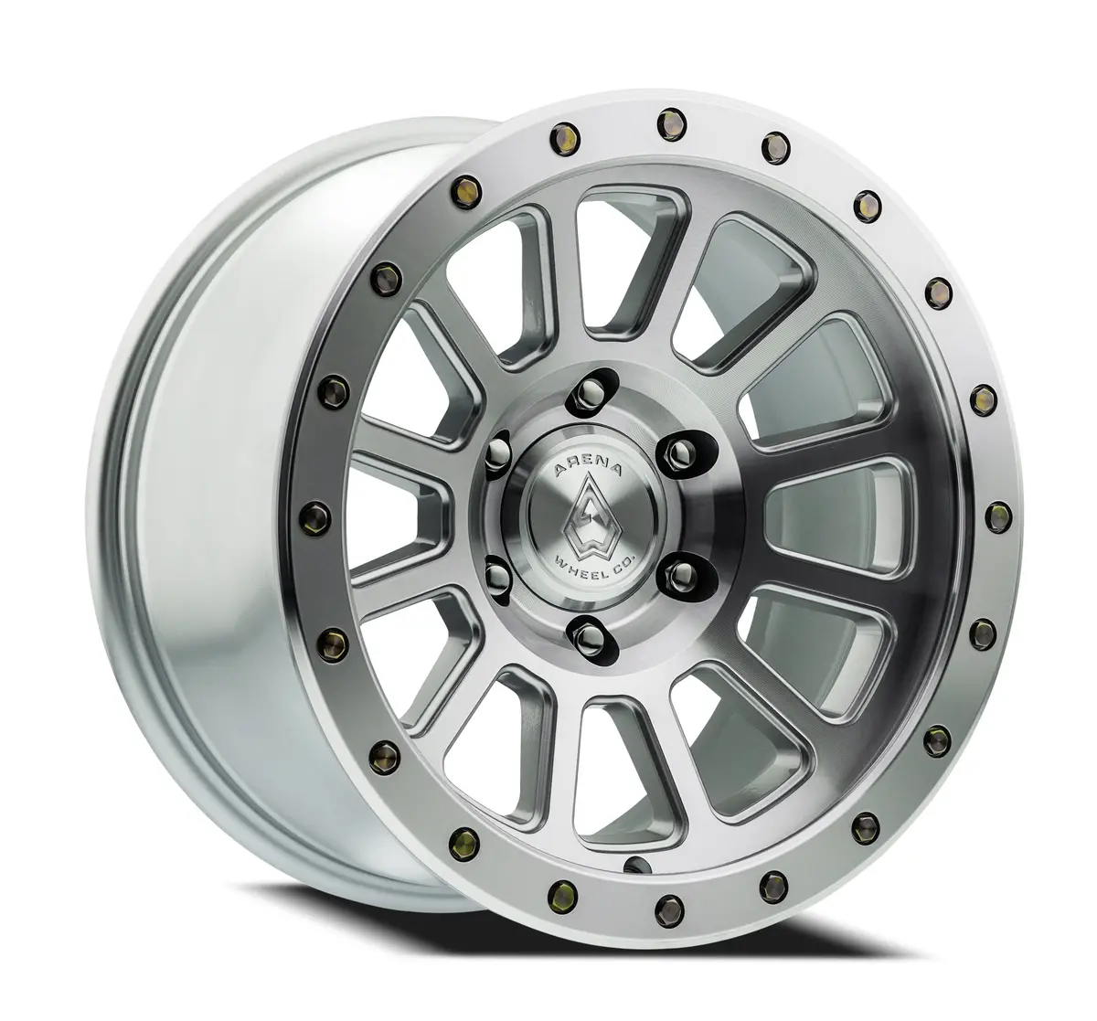 Ammo Wheel - 20X9 - 0Mm - Gloss Silver Machined 1