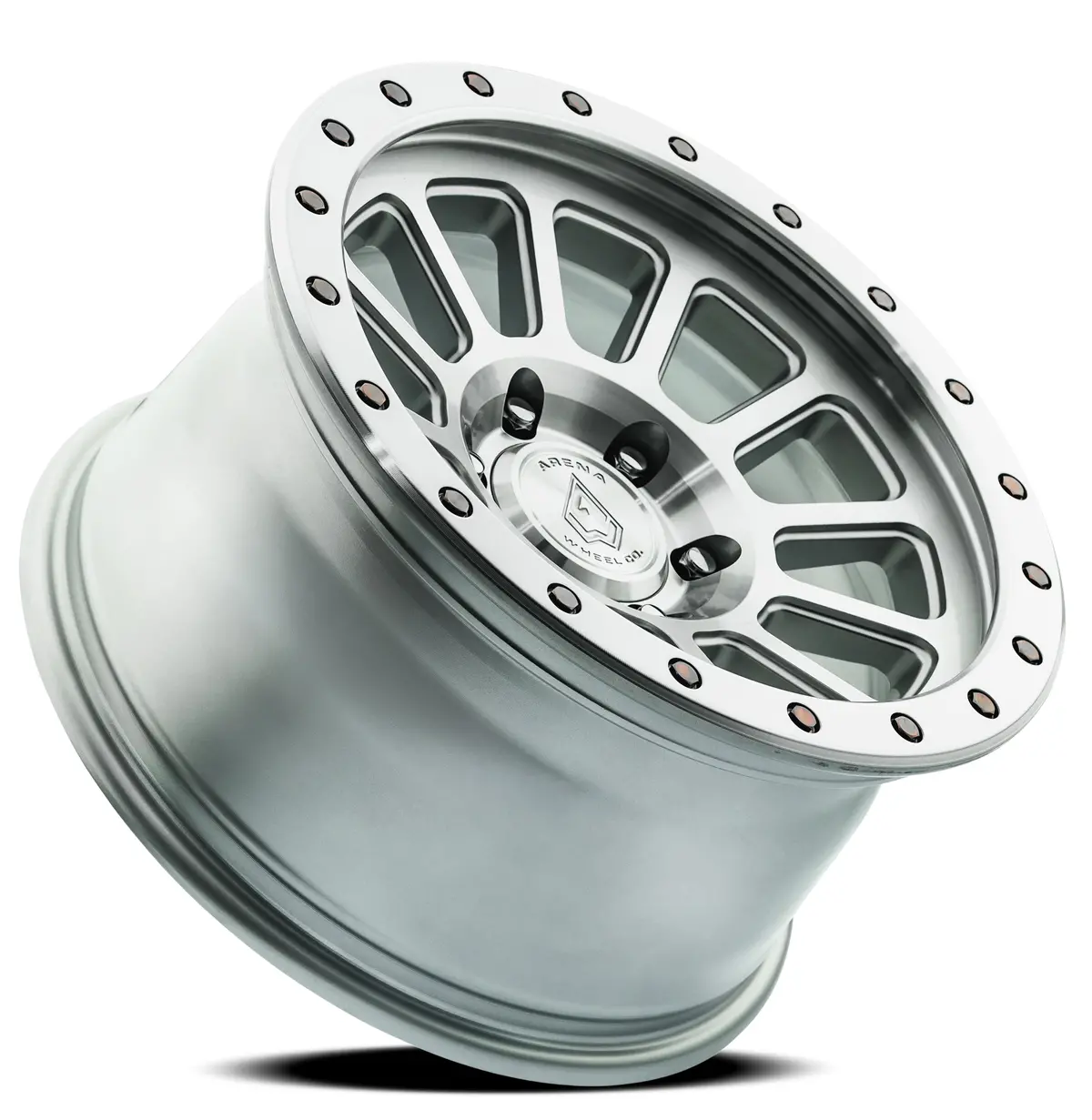 Ammo Wheel - 17X9 - 0Mm - Gloss Silver Machined 1