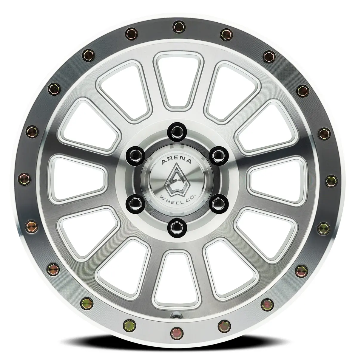 Ammo Wheel - 17X9 - 0Mm - Bright Machine Zinc Bolts 1