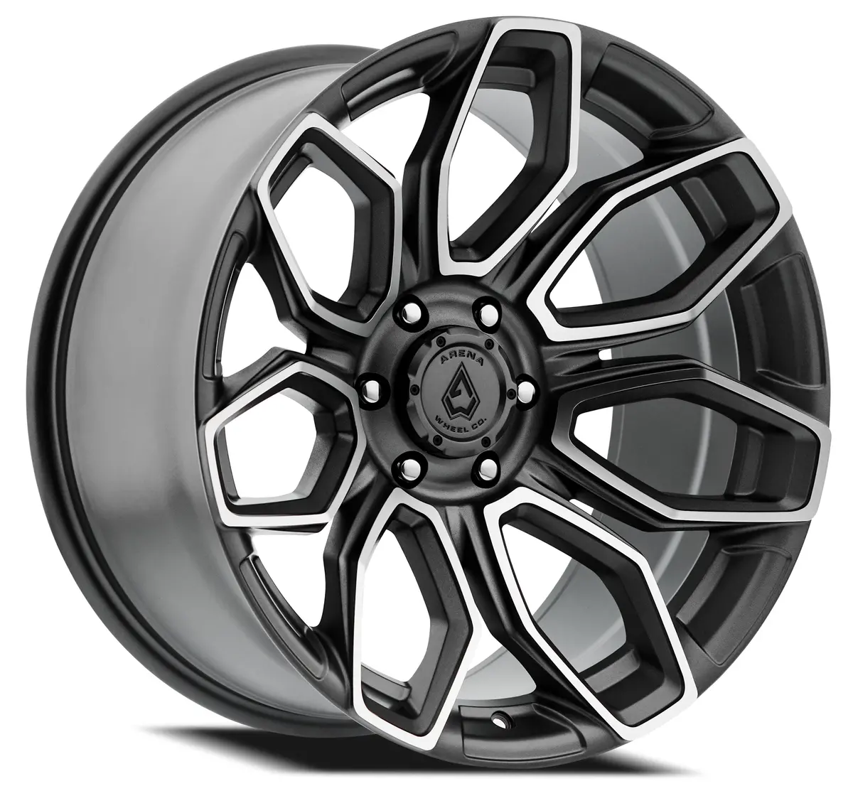Cobra Wheel - 20X9 - 0Mm - Texture Gun Metal Machine Clear Coat 1