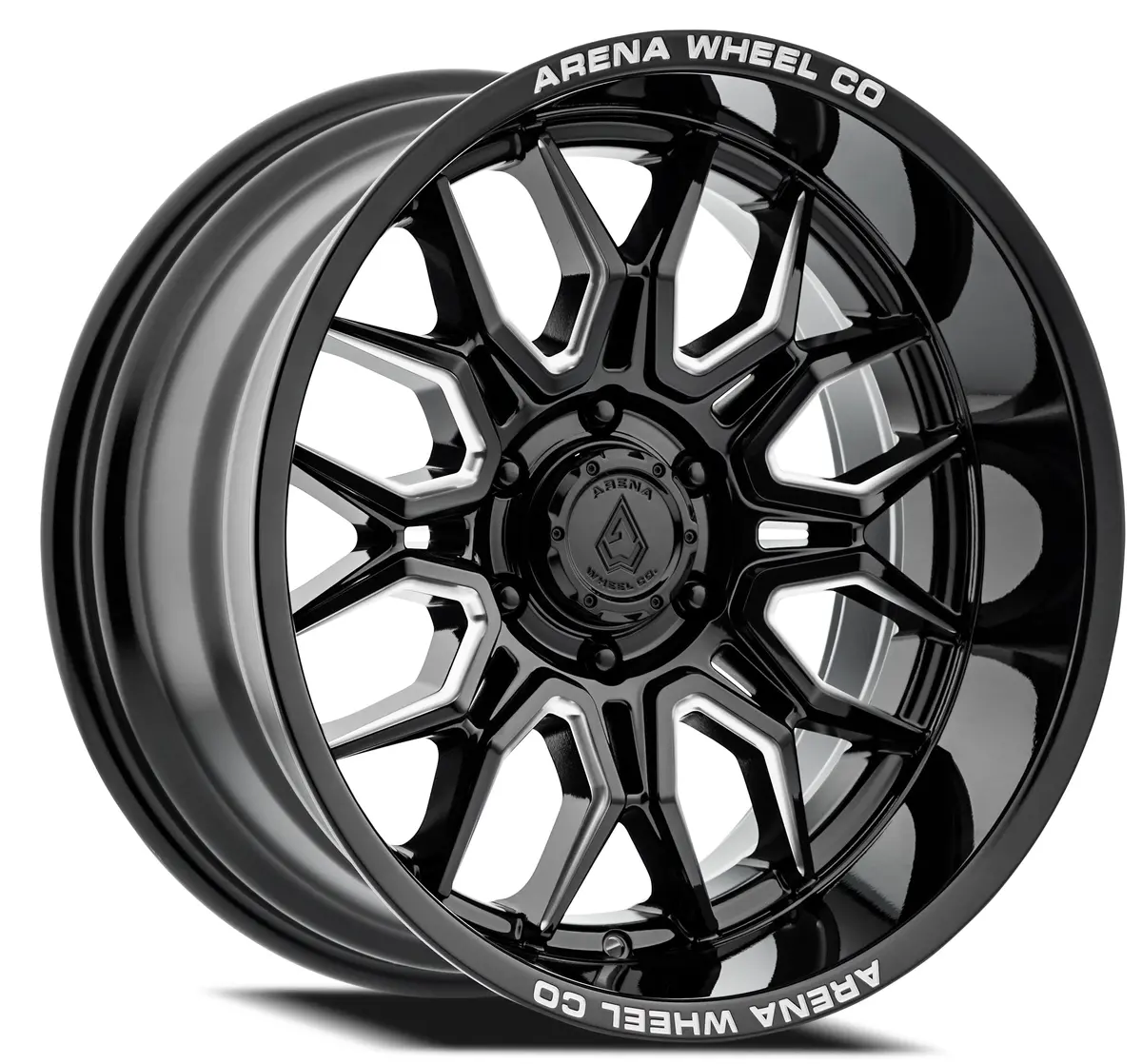 Violator Wheel - 22X12 - -44Mm - Gloss Black And Milled 1