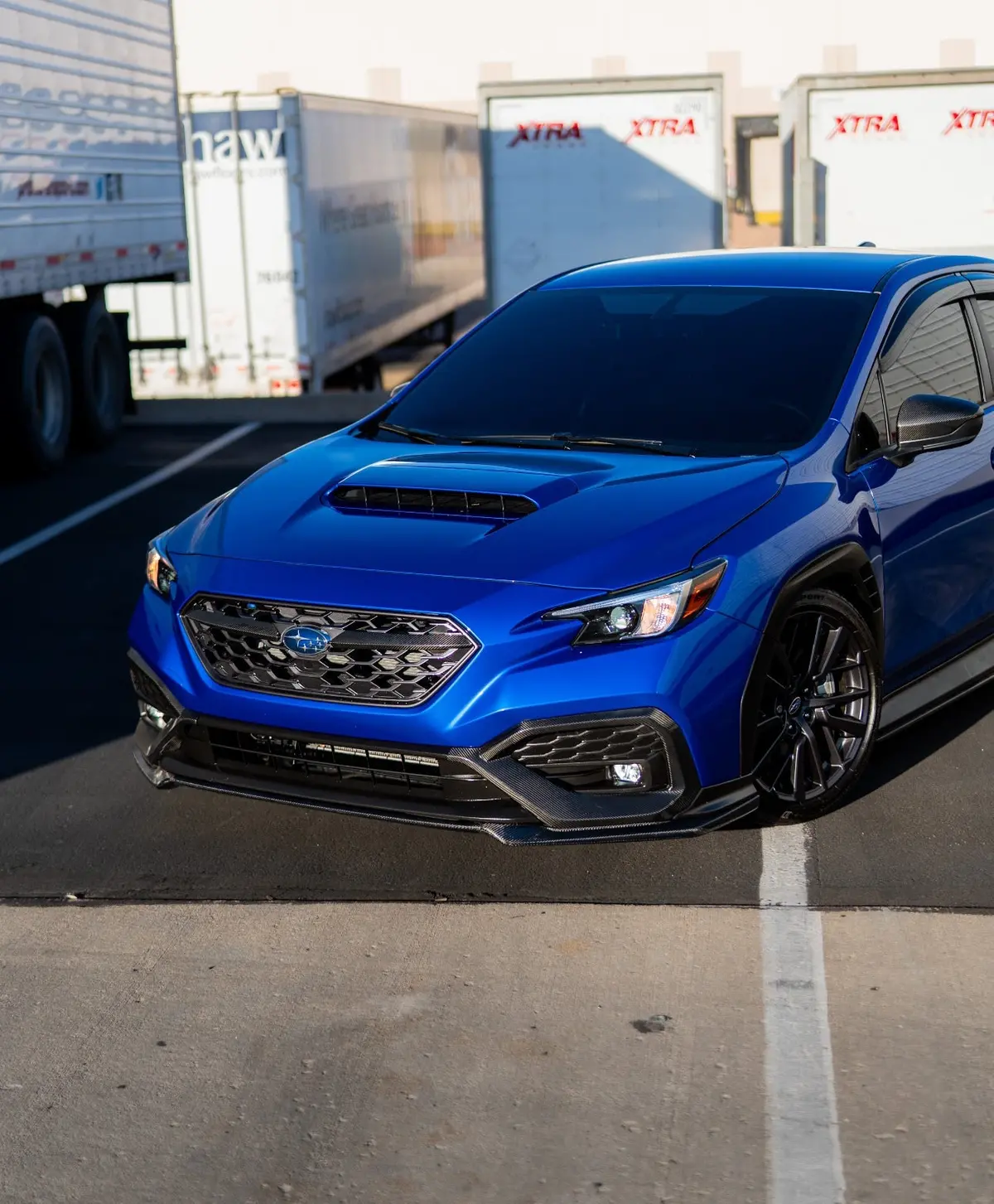 Wrx Carbon Fiber Front Lip 1