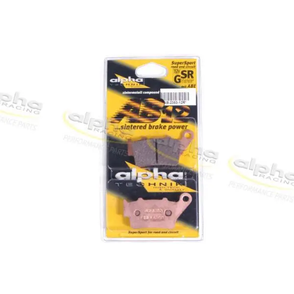 Alpha Racing Rear Sintered Brake Pads 1