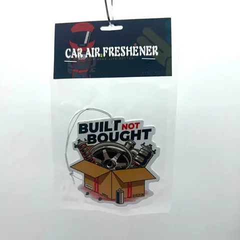 Built Not Bought Car Air Freshener 1