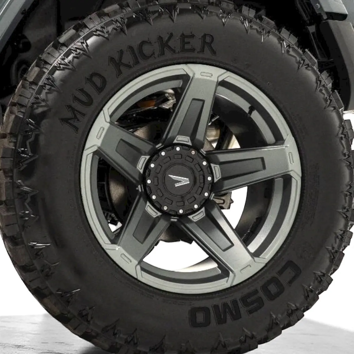 Ford Bronco Apocalypse 5 Spoke Wheel 6 Lug (Silver) 6