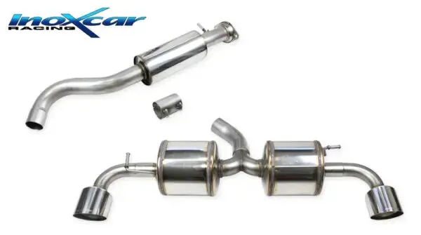 Cat-Back Con 2 Salidas Cee De Diam. 114 Racing – Toyota Yaris Gr (Inoxcar) 1