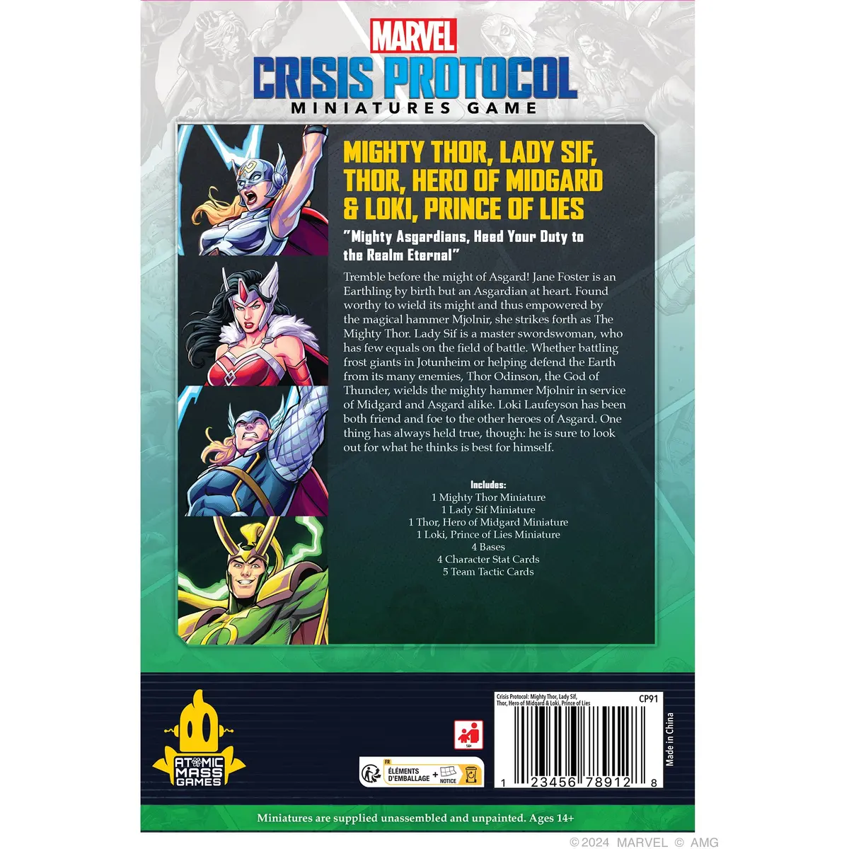 Marvel: Crisis Protocol – Mighty Thor, Lady Sif, Thor, Hero Of Midgard & Loki, Prince Of Lies 2