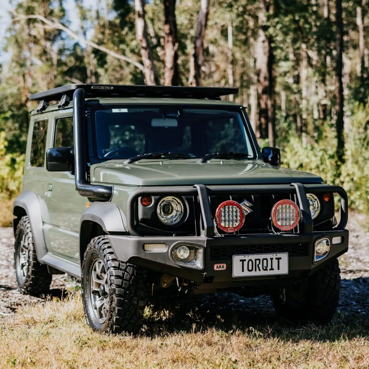 Torqit 3.5" Stainless Steel Snorkel (Jimny Models 2018-Current Xl 5-Door, Glx & Lite 3-Door) 1