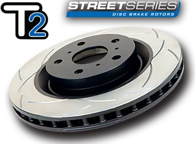 Dba T2 Street Series Slotted Replacement Brake Rotor - Front Pair (Jimny Models 2018-Current Xl 5-Door, Glx & Lite 3-Door) 1