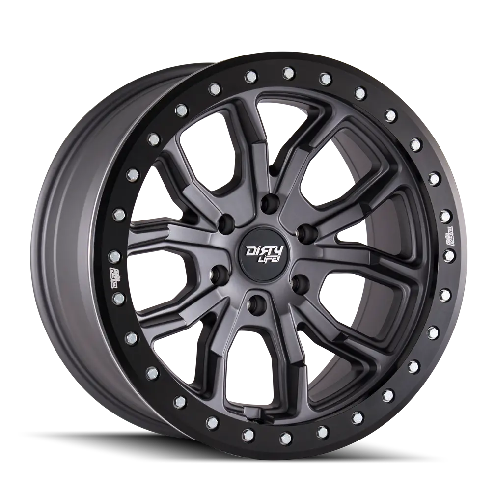 Dirty Life Dt-1 9303 Satin Gunmetal 17X9 5-127 -12Mm 78.1Mm 1
