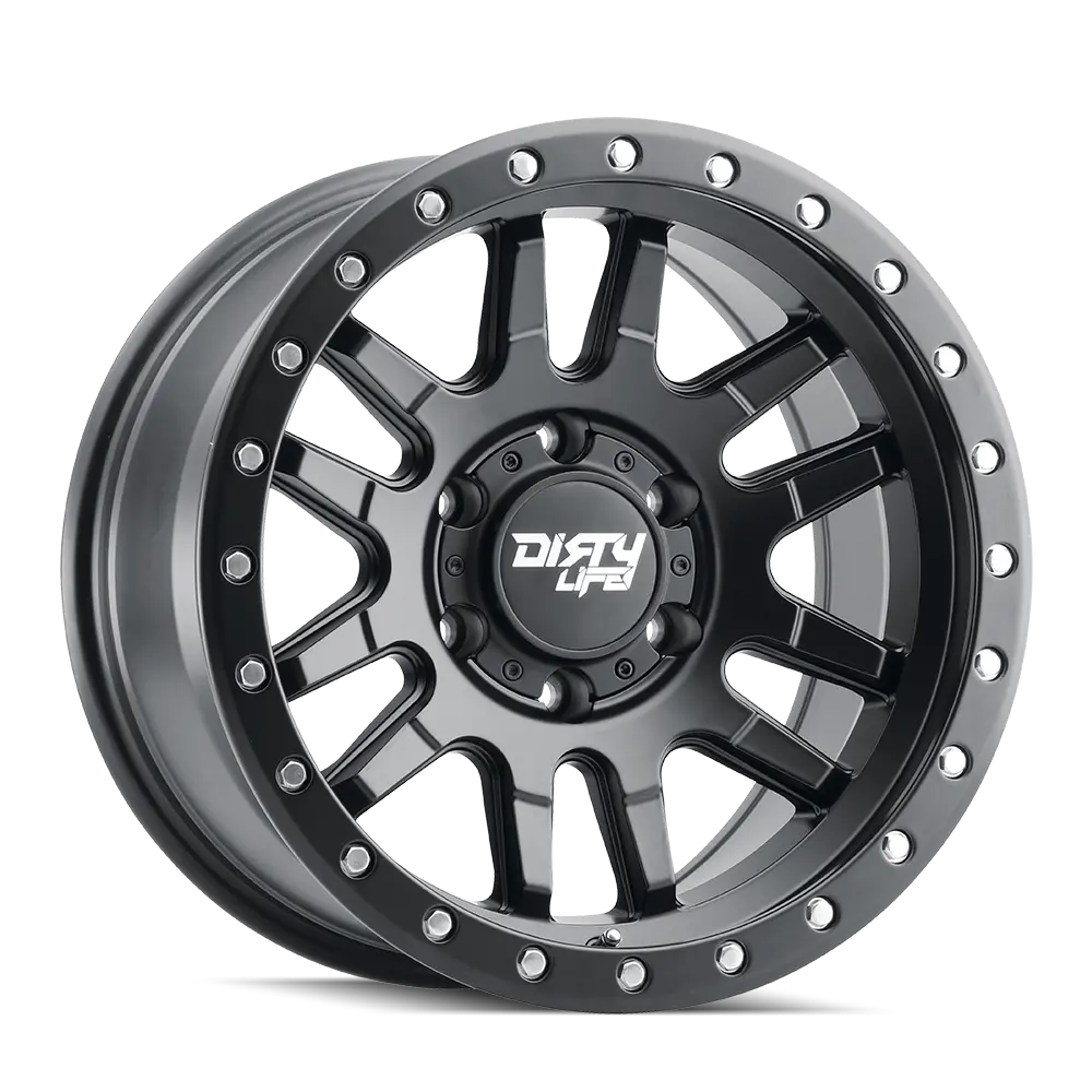Dirty Life Canyon Pro 9309 Satin Black 17X9 5-127 -12Mm 71.5Mm 1