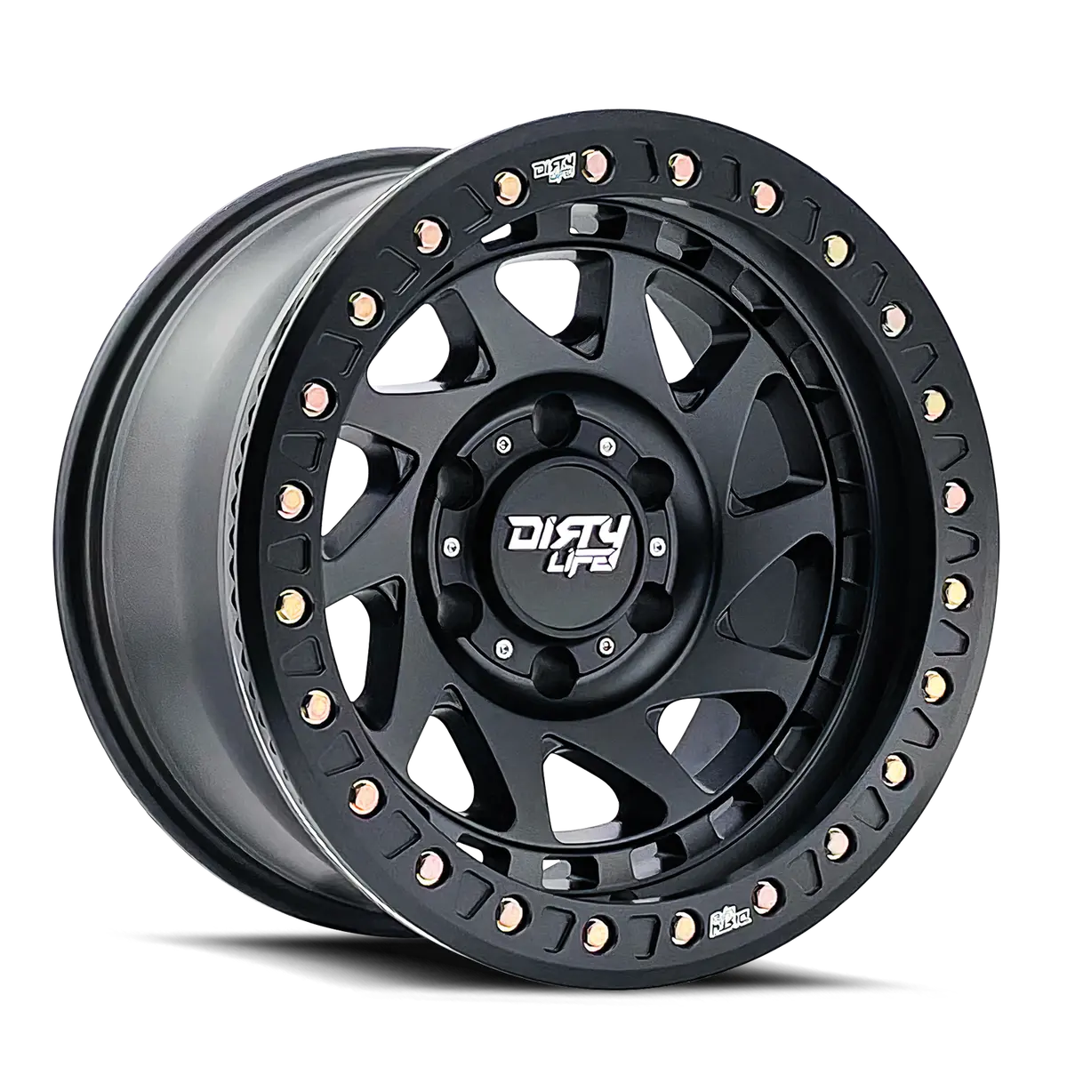 Dirty Life Enigma Race 9313 Matte Black 17X9 5-127 -12Mm 78.1Mm 1